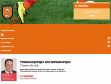 Tablet Screenshot of fc-kaiseraugst.ch